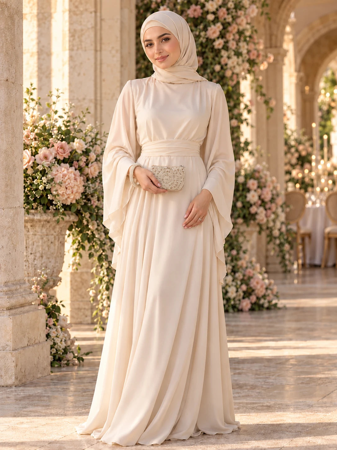 
Pearl & Ivory
 — modest wedding outfit